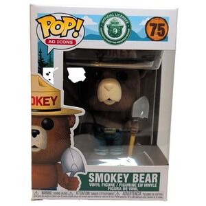 Funko Pop! Ad Icons Smokey Bear #75 Vinyl Figure Vaulted